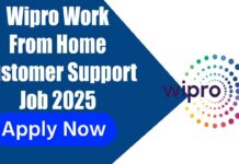 Wipro Work From Home Customer Support jobs